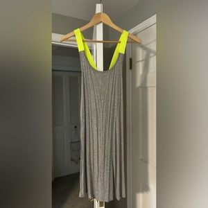 Silence & Noise Grey Jersey Mini Dress from Urban Outfitters